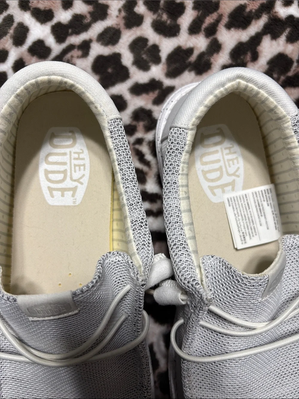 Hey Dude Men’s Light Gray Size 13 NWOT